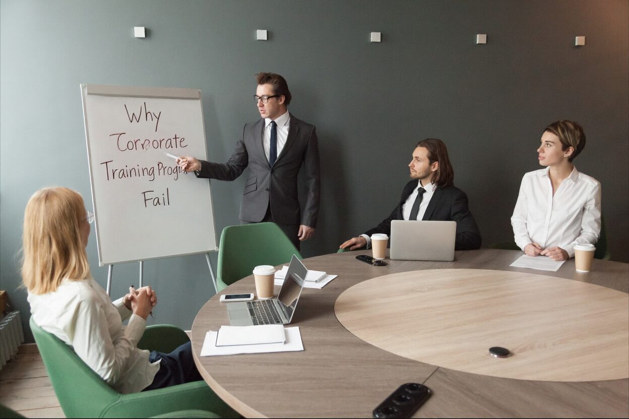 why most corporate training programs fail to improve performance and learn practical strategies that actually drive measurable business results.